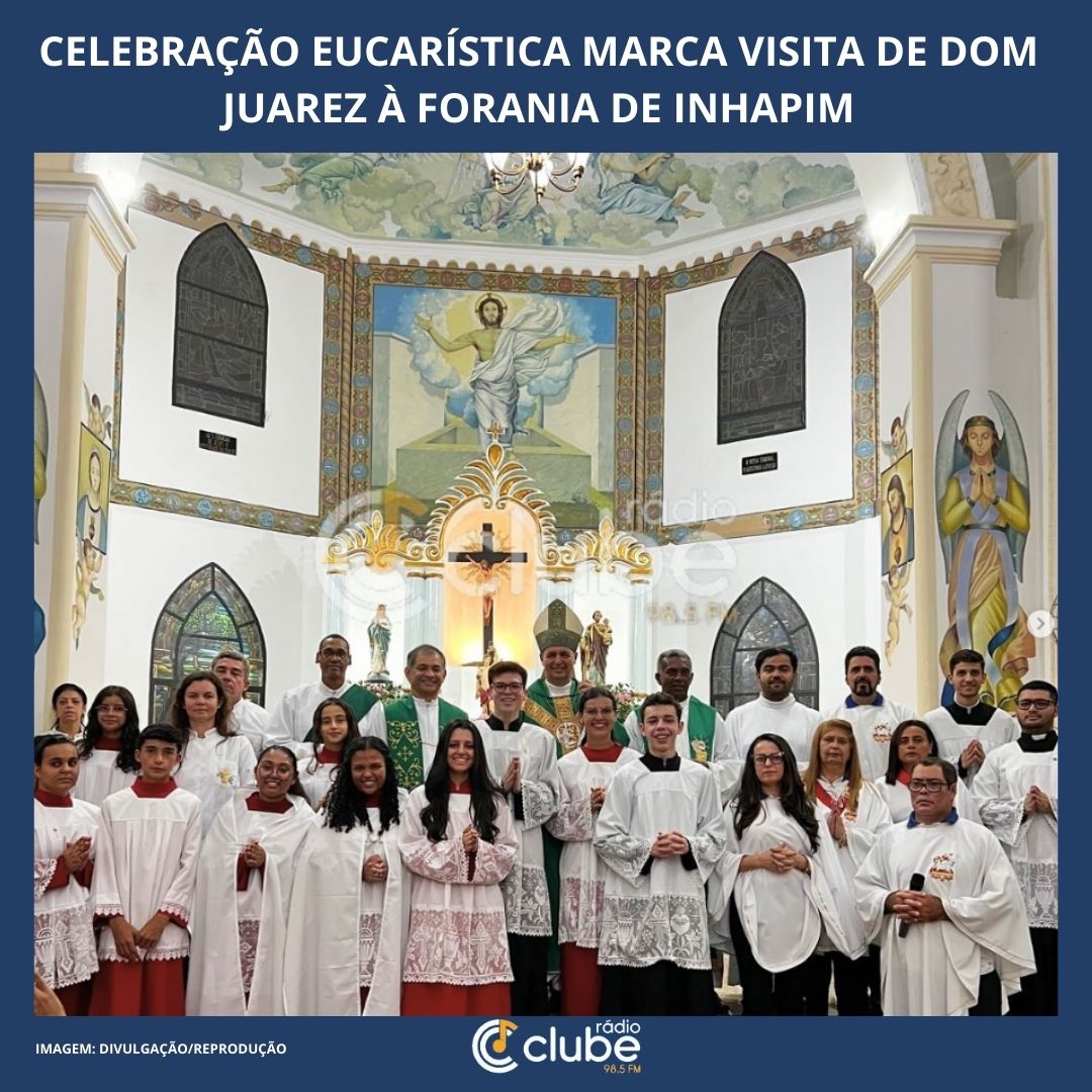 Celebração Eucarística marca visita de Dom Juarez à Forania de Inhapim