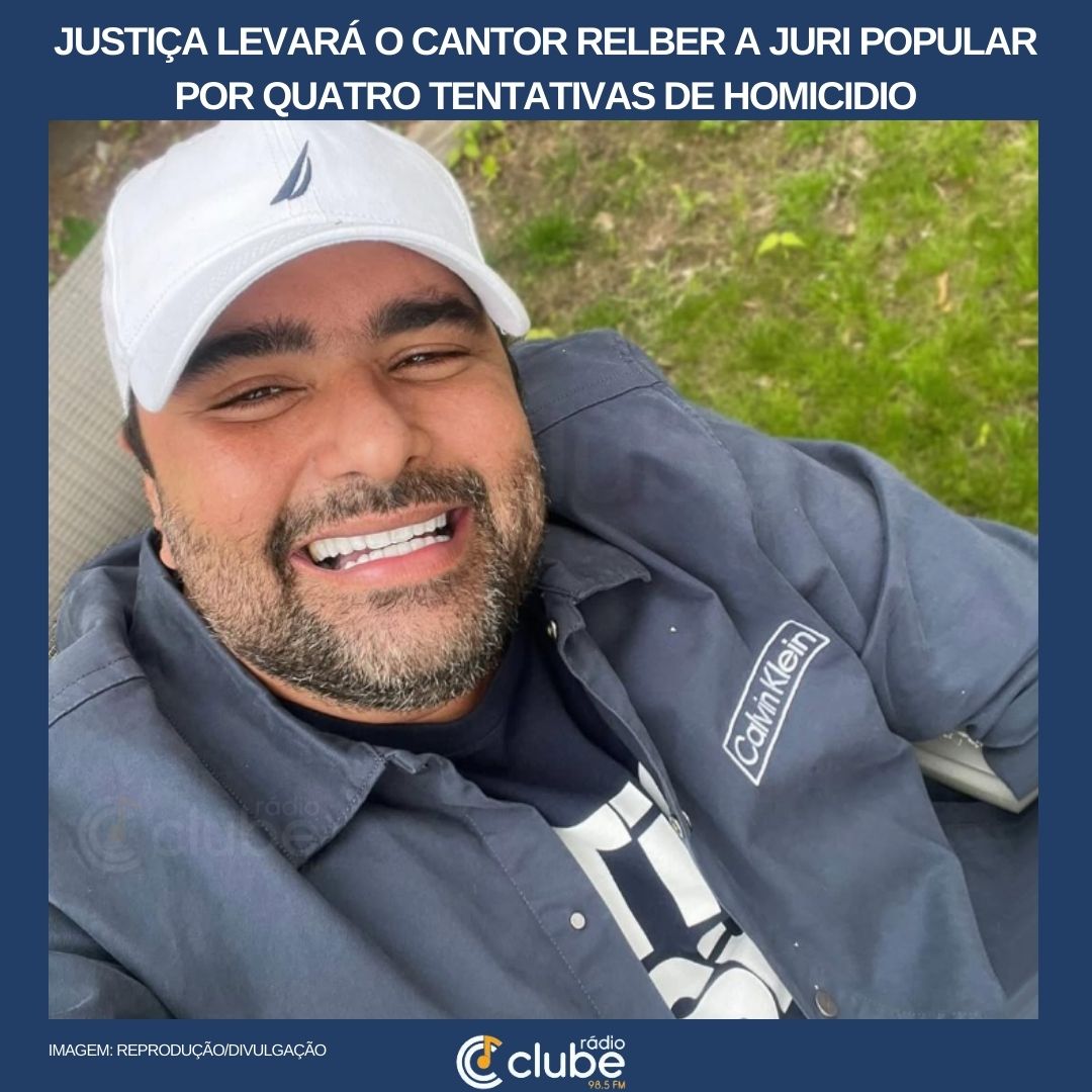 JUSTIÇA LEVARÁ O CANTOR RELBER AA JURI POPULAR POR QUATRO TENTATIVAS DE HOMICIDIO