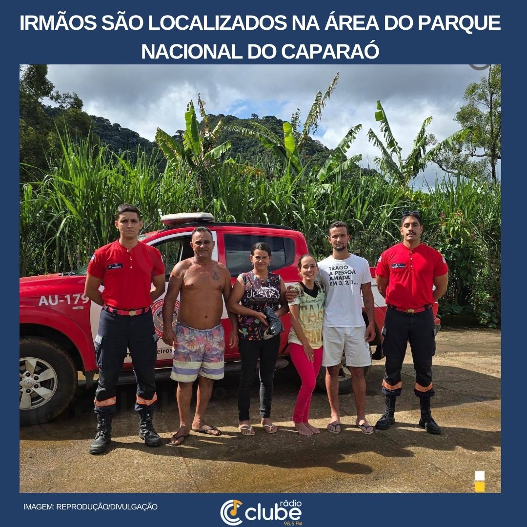 Irmãos são localizados na área do Parque Nacional do Caparaó