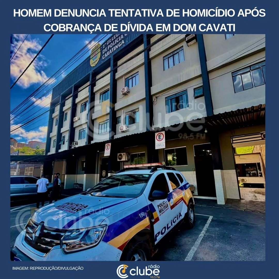 Homem denuncia tentativa de homicídio após cobrança de dívida em Dom Cavati