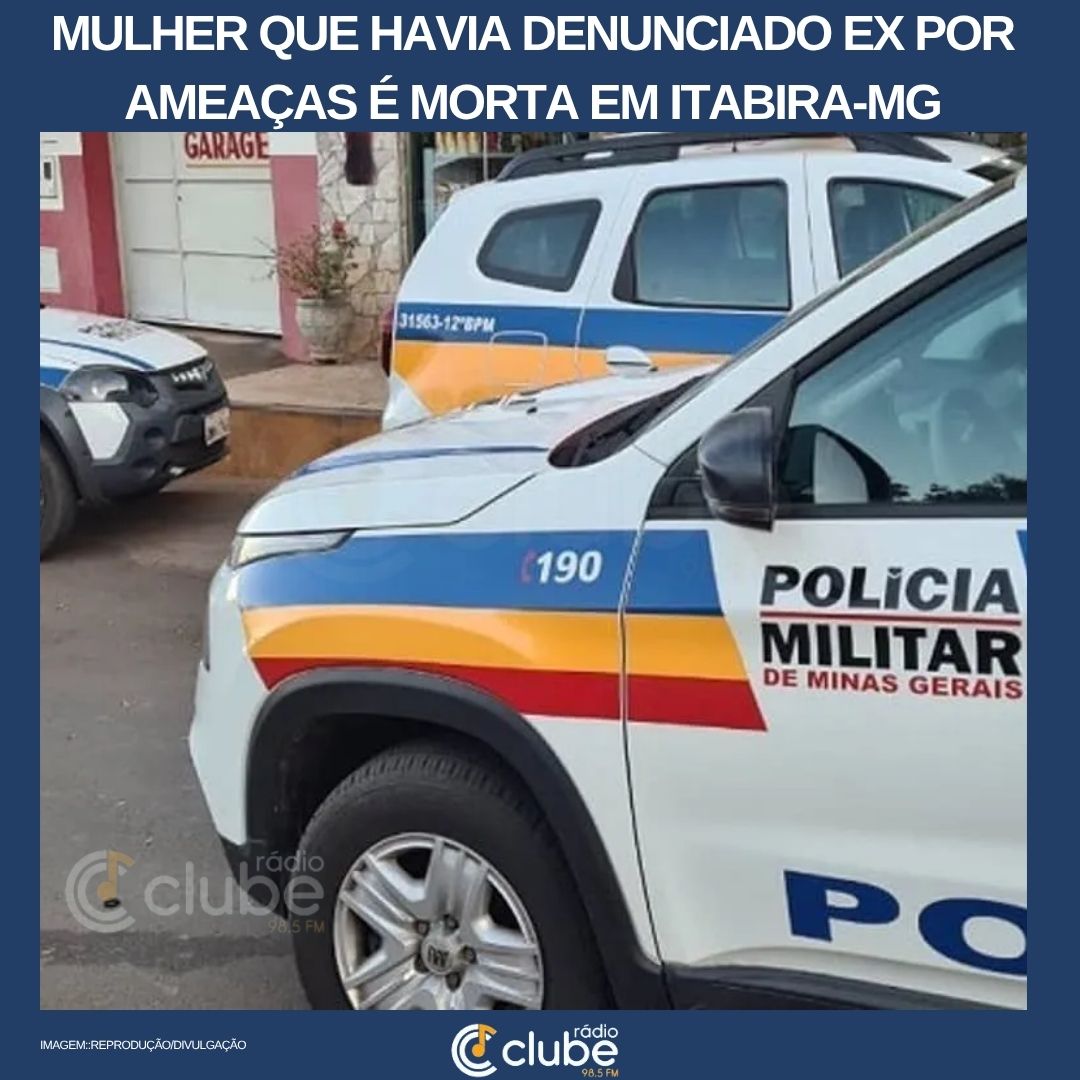Mulher que havia denunciado ex por ameaças é morta em Itabira-MG