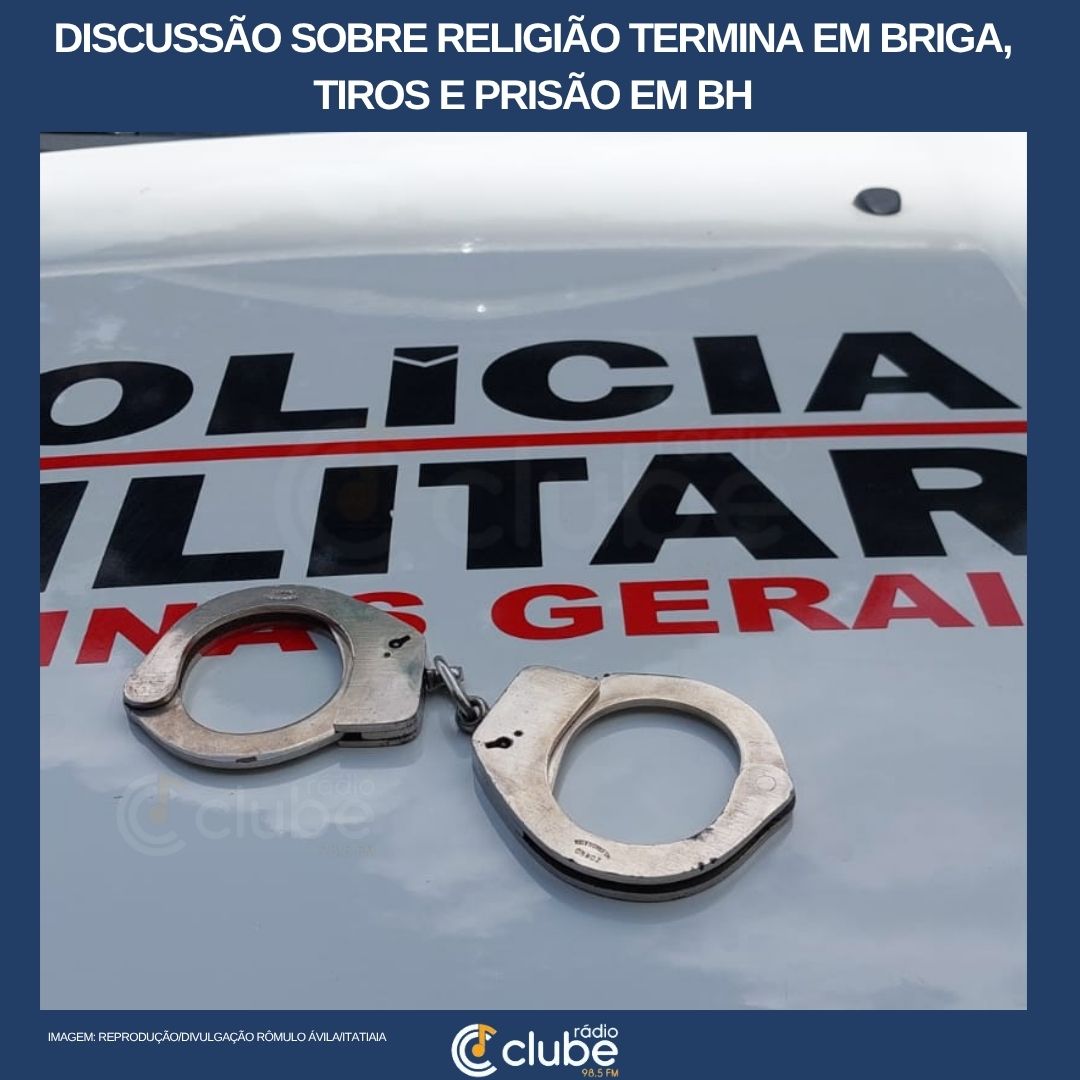 Discussão sobre religião termina em briga, tiros e prisão no Sion, em BH