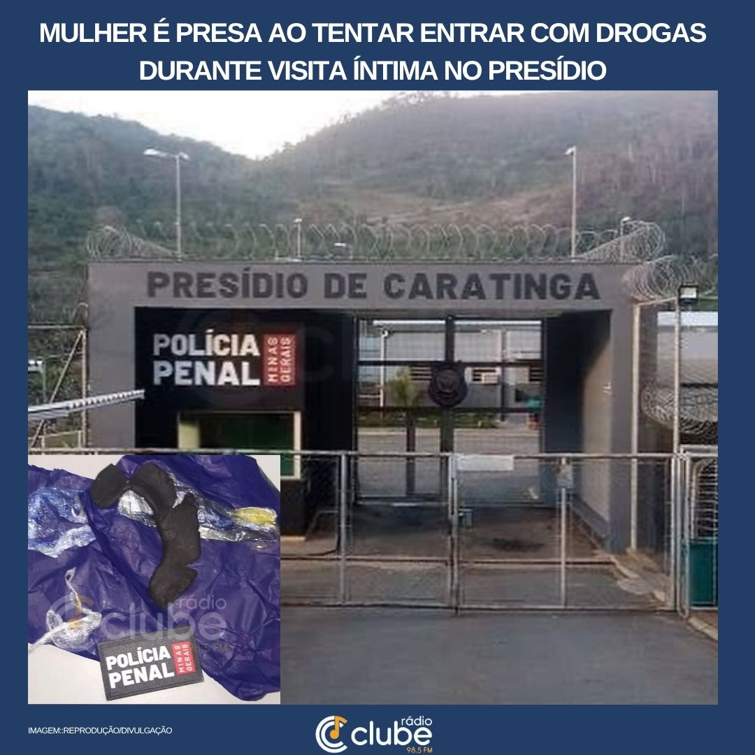 Mulher é presa ao tentar entrar com drogas durante visita íntima no presídio