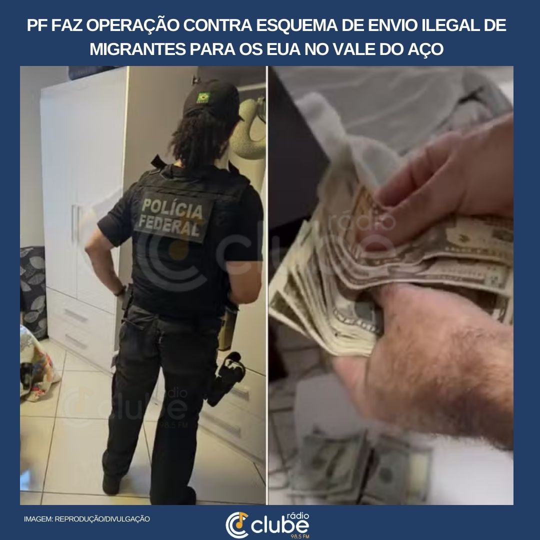 PF faz operação contra esquema de envio ilegal de migrantes para os EUA no Vale do Aço