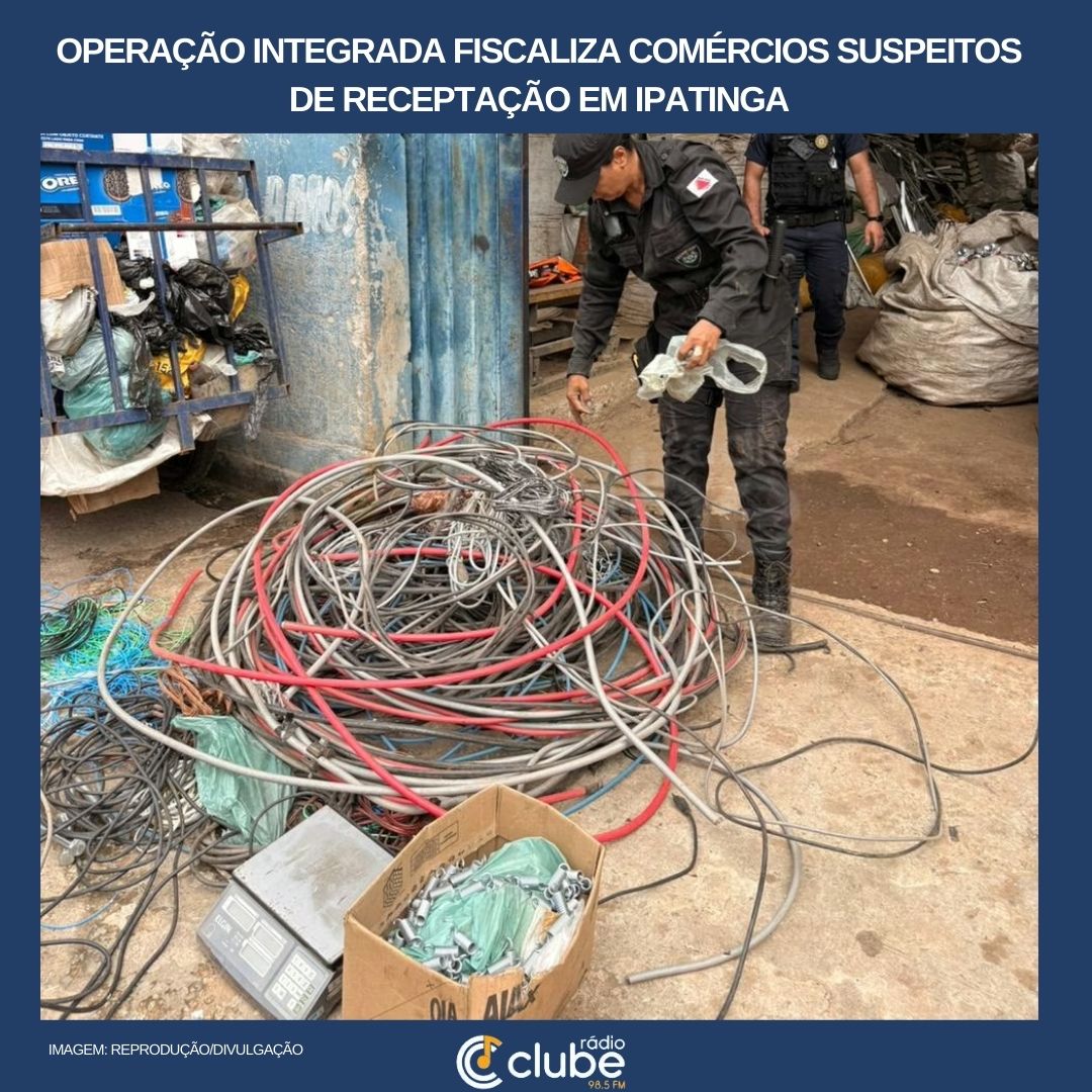 Operação integrada fiscaliza comércios suspeitos de receptação em Ipatinga