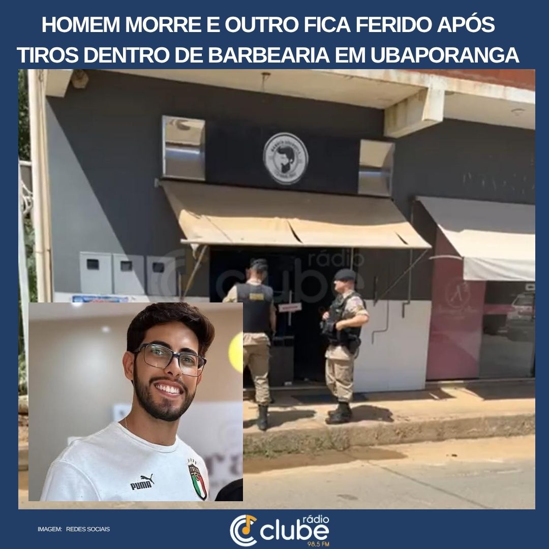 Homem morre e outro fica ferido após tiros dentro de barbearia em Ubaporanga