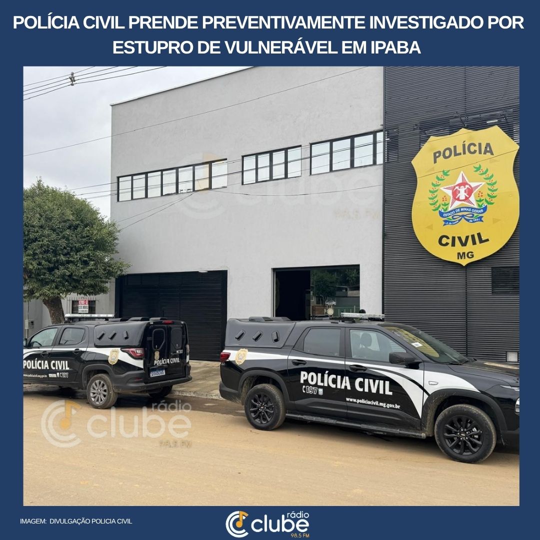 Vereador de Ipaba é preso preventivamente suspeito de estupro de vulnerável