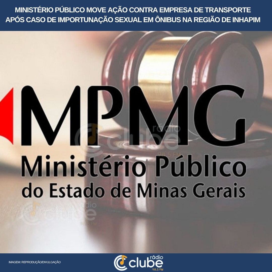 Ministério Público move ação contra empresa de transporte após caso de importunação sexual em ônibus na região de Inhapim