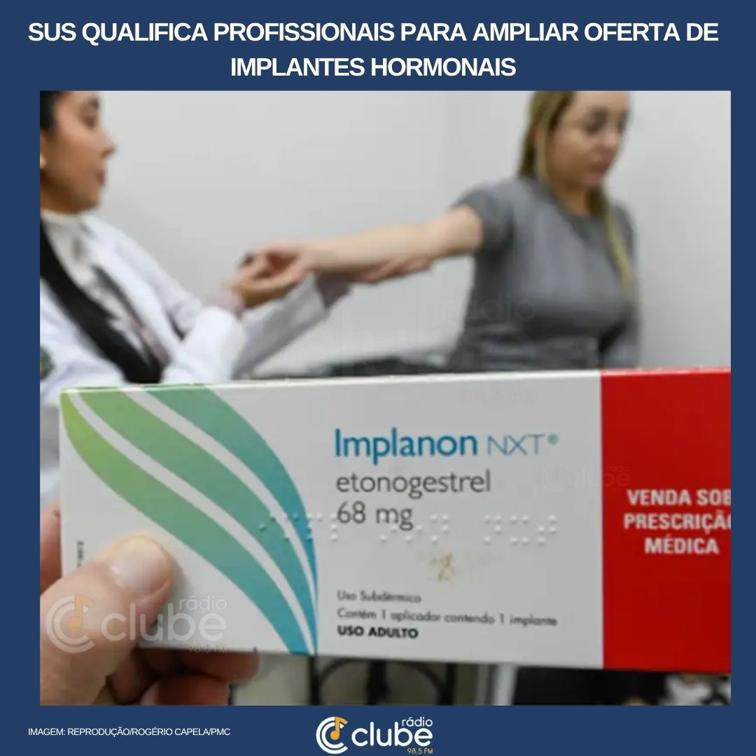 SUS qualifica profissionais para ampliar oferta de implantes hormonais