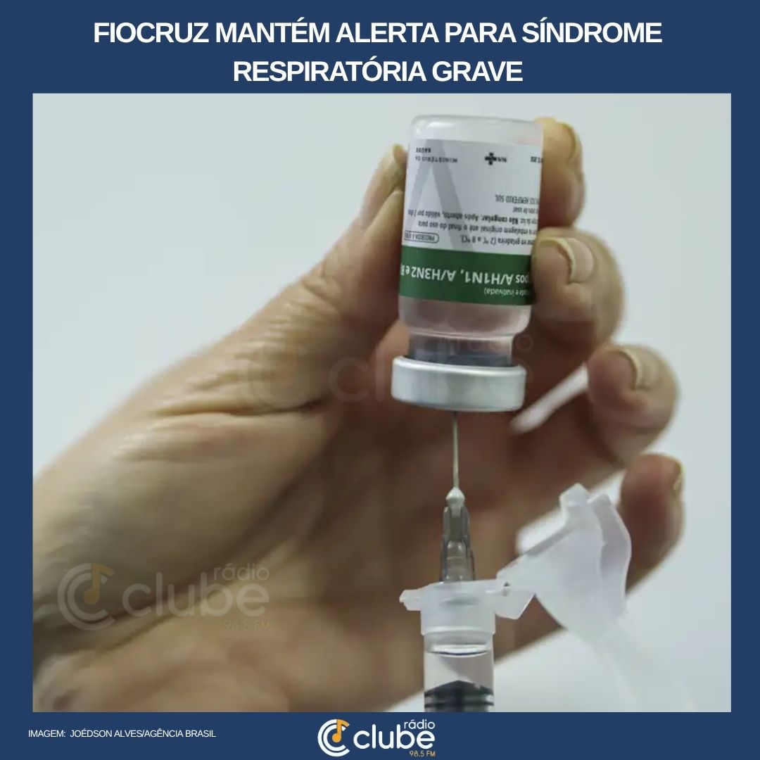 Fiocruz mantém alerta para síndrome respiratória grave