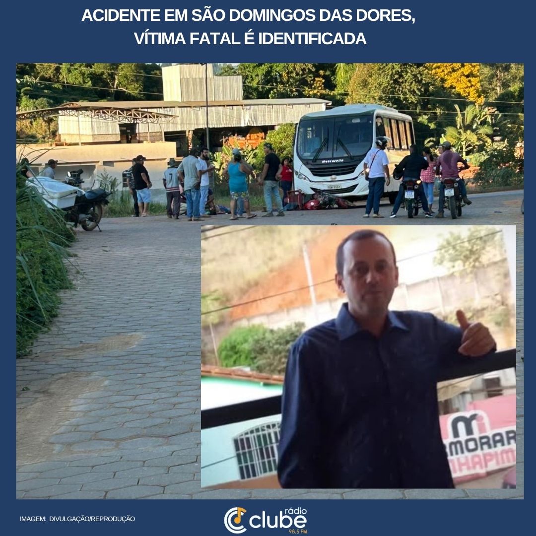 Motociclista morre em grave acidente em São Domingos das Dores