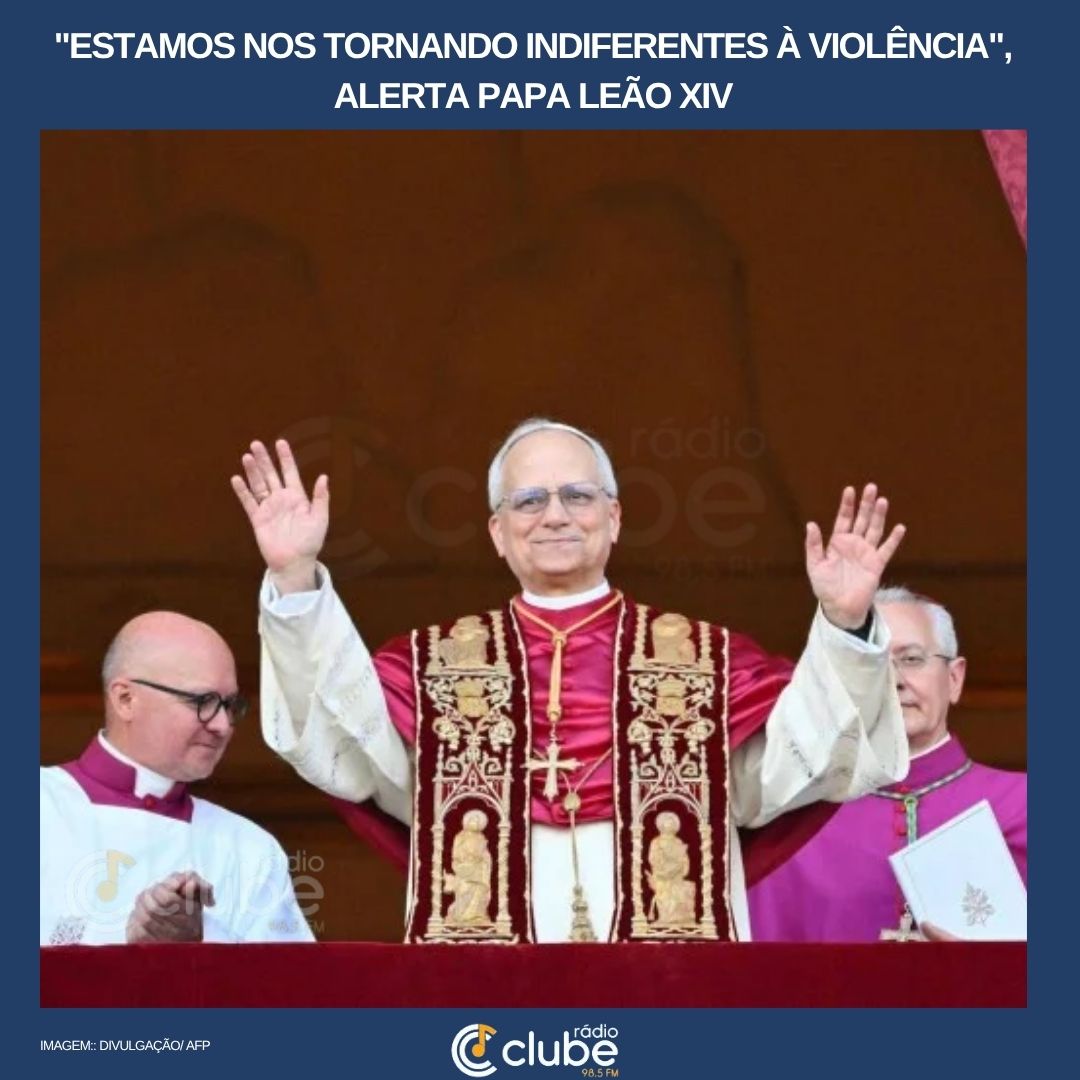 “Estamos nos tornando indiferentes à violência”, alerta Papa Leão XIV