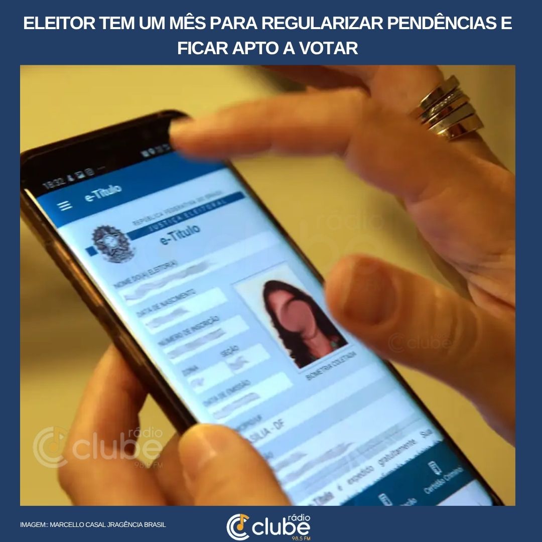 Eleitor tem um mês para regularizar pendências e ficar apto a votar
