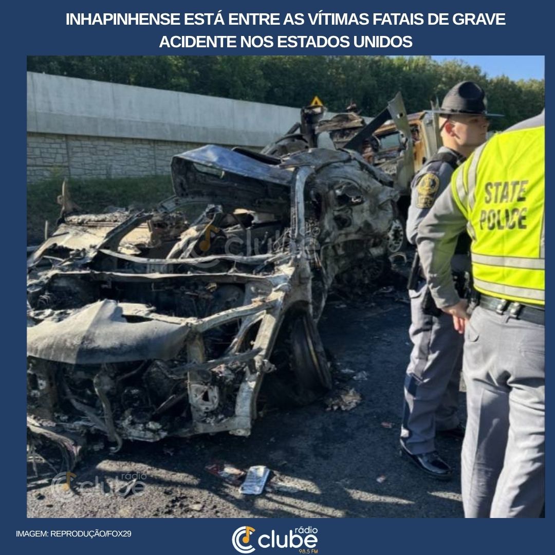 Inhapinhense está entre as vítimas fatais de grave acidente nos Estados Unidos