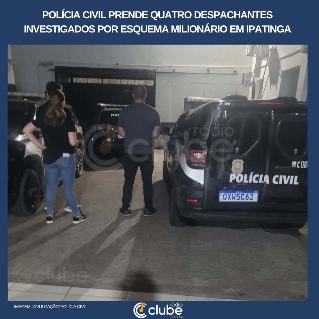 Polícia Civil prende quatro despachantes investigados por esquema milionário em Ipatinga