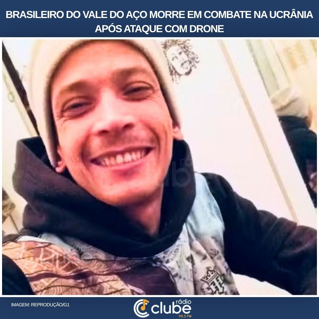 Brasileiro do vale do aço morre em combate na Ucrânia após ataque com drone