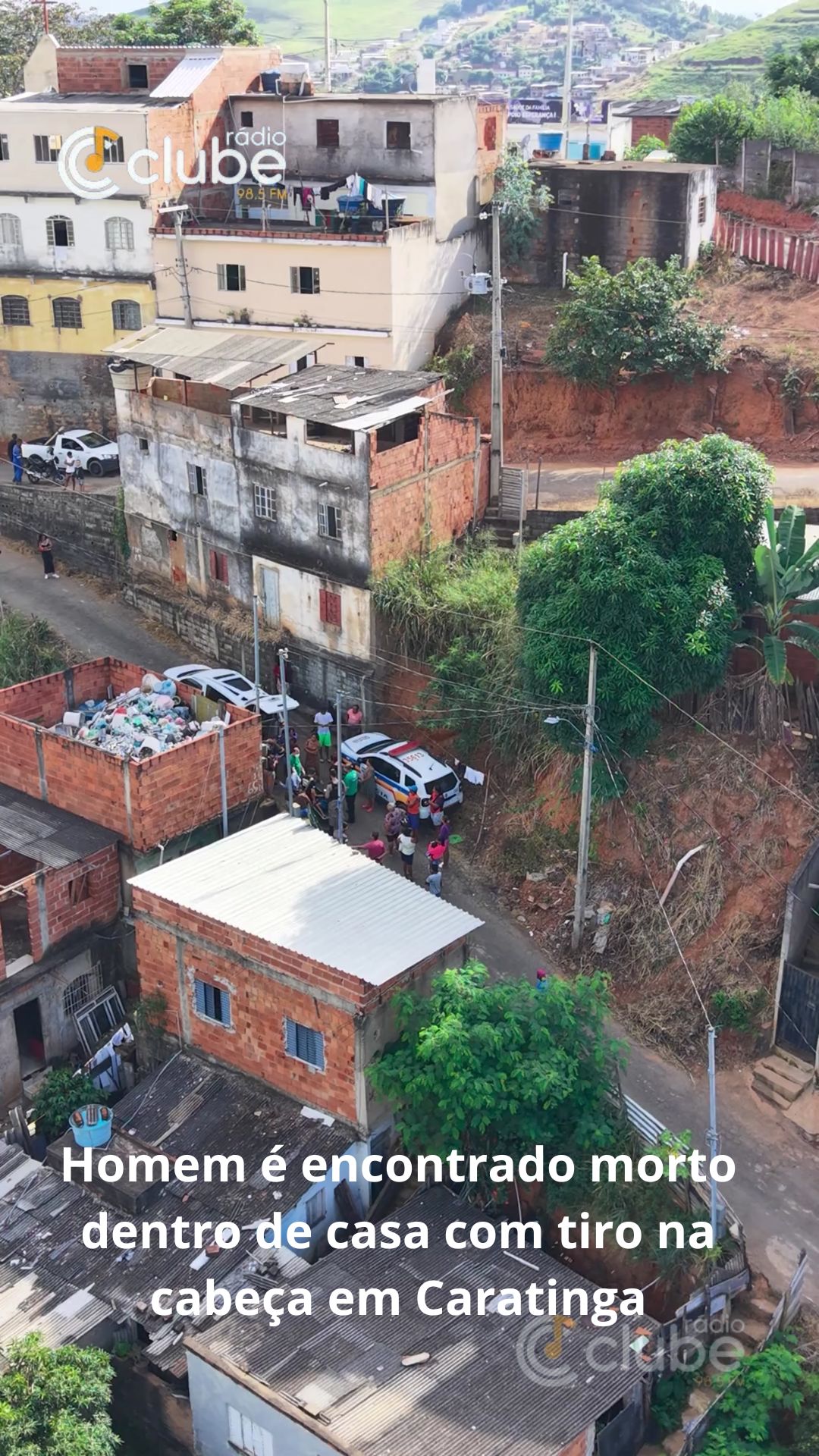 Homem é encontrado morto dentro de casa com tiro na cabeça em Caratinga