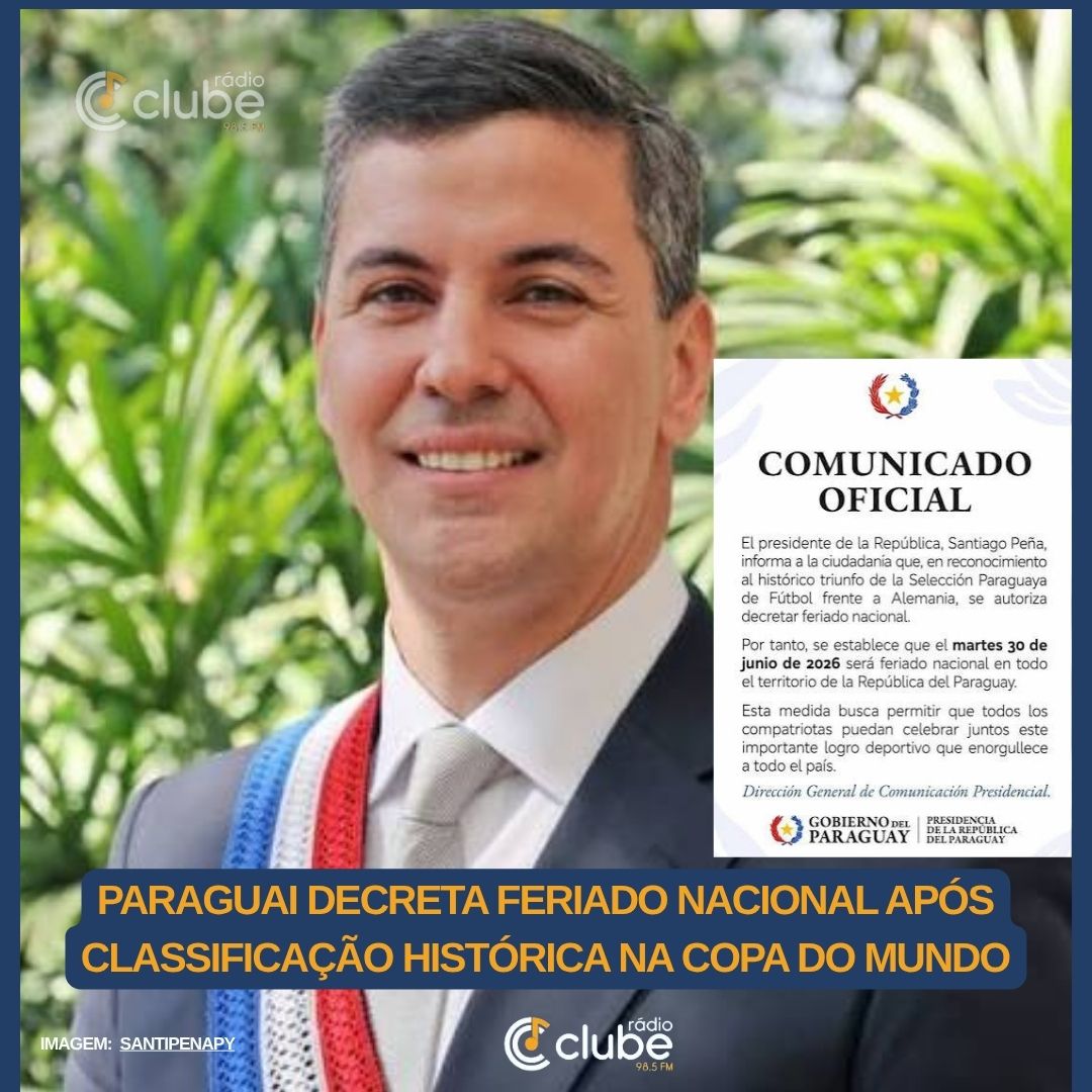 Paraguai decreta feriado nacional após classificação histórica na Copa do Mundo