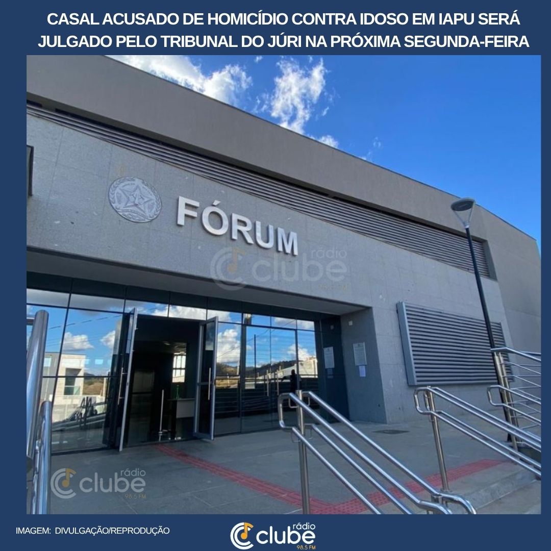 Casal acusado de homicídio contra idoso em Iapu será julgado pelo Tribunal do Júri na próxima segunda-feira