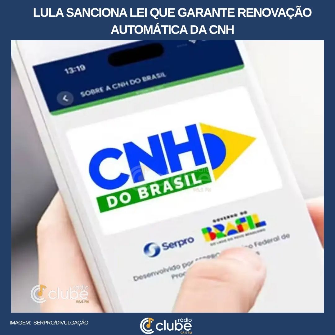 Lula sanciona lei que garante renovação automática da CNH
