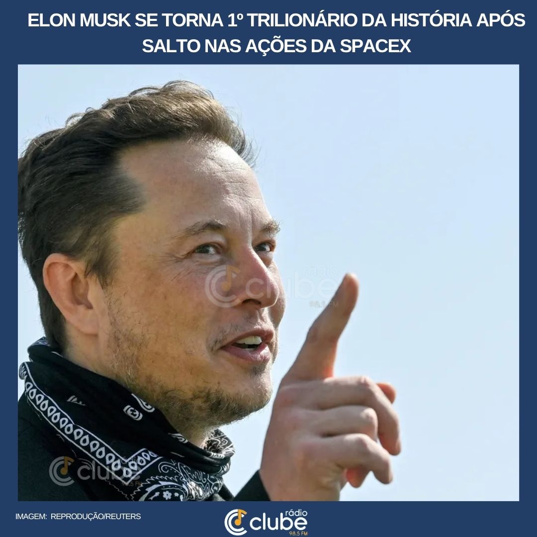Elon Musk se torna o primeiro trilionário da história após estreia da SpaceX na Bolsa