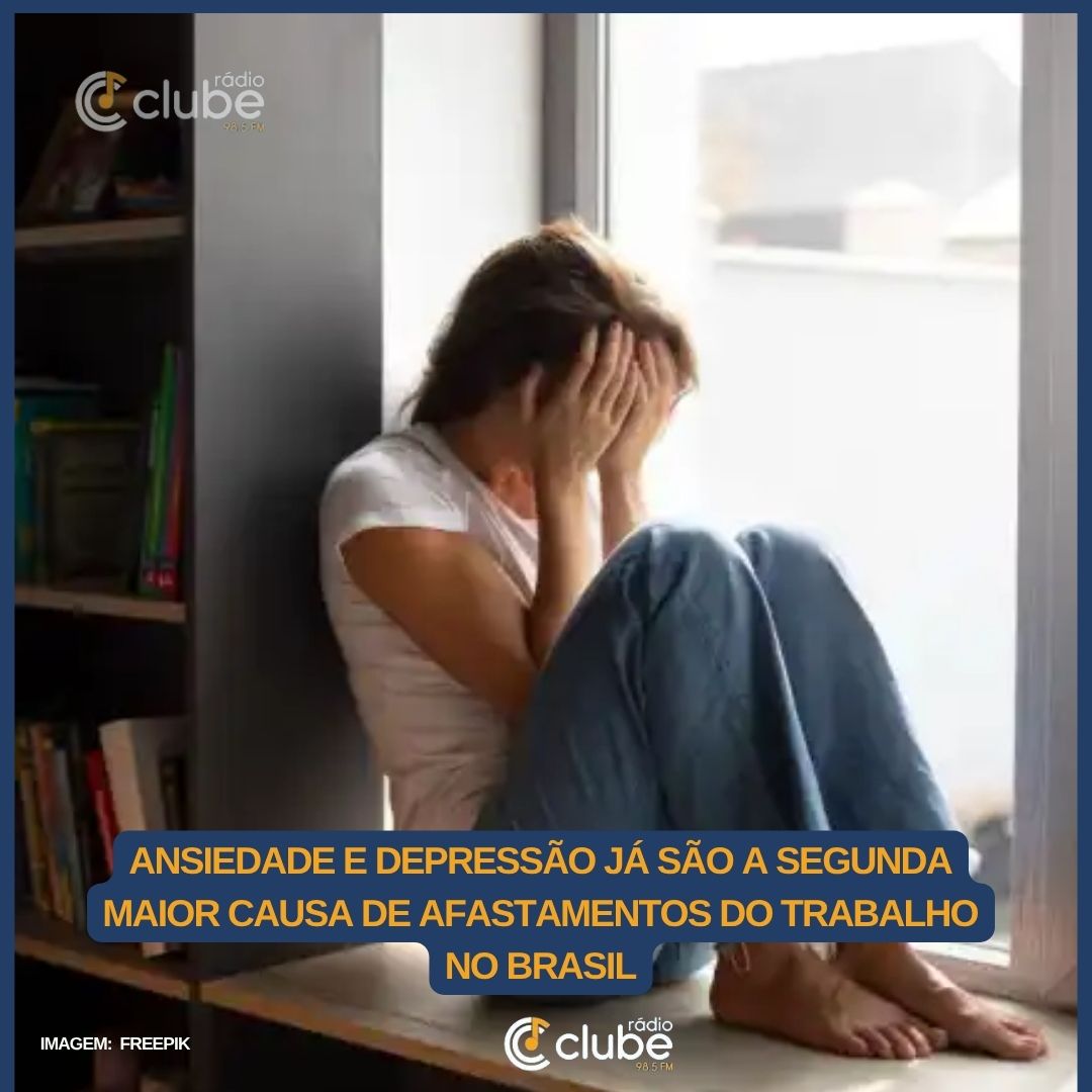 Ansiedade e depressão já são a segunda maior causa de afastamentos do trabalho no Brasil