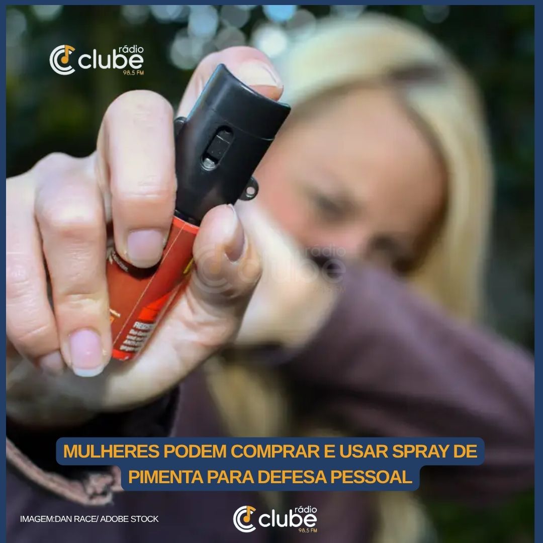 Mulheres podem comprar e usar spray de pimenta para defesa pessoal