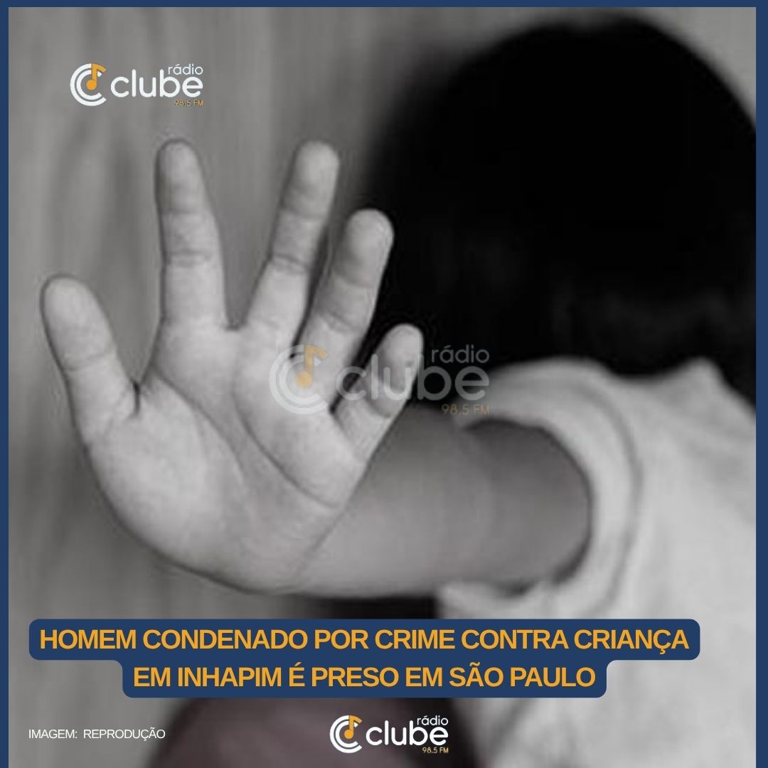 Homem condenado por crime contra criança em Inhapim é preso em São Paulo