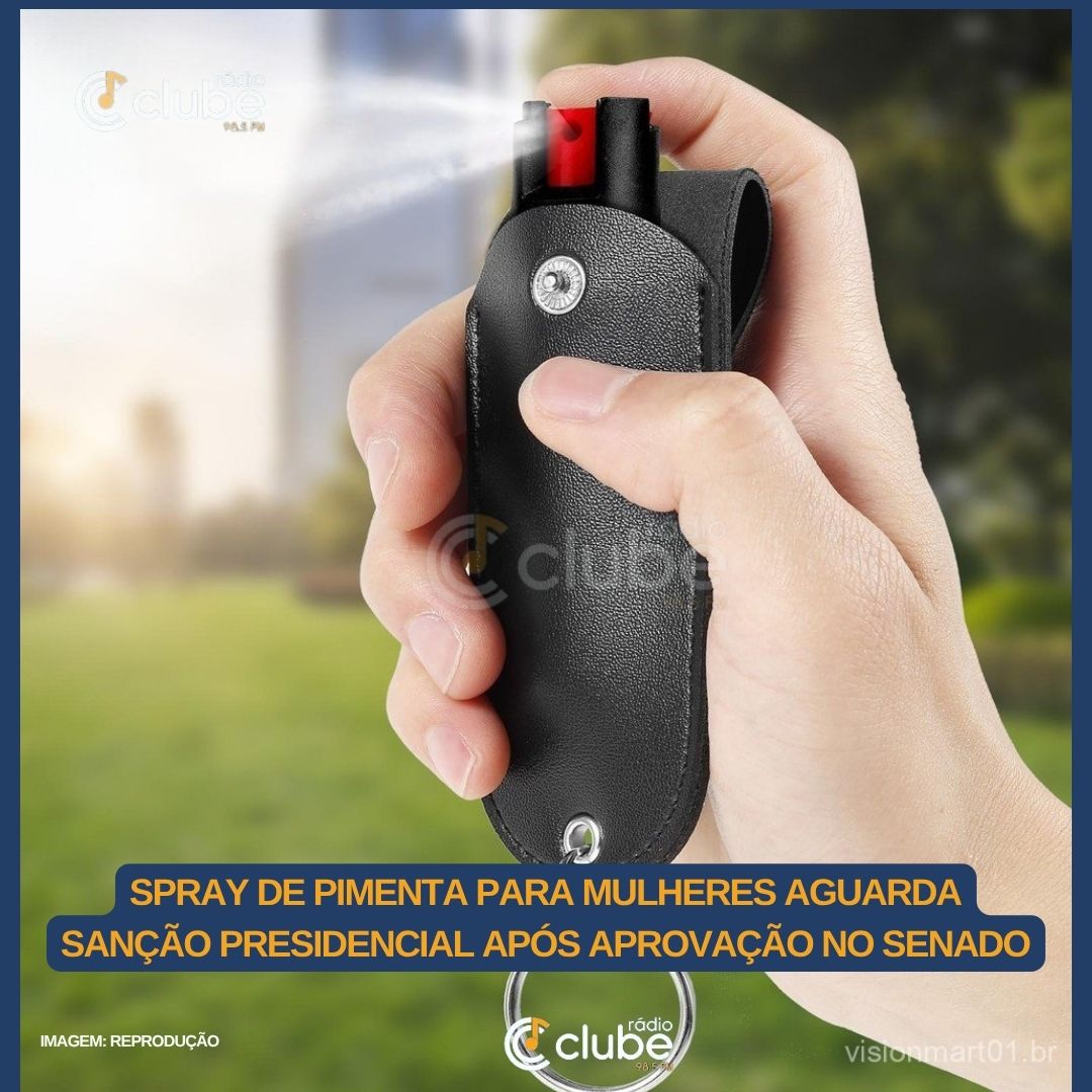 Spray de pimenta para mulheres aguarda sanção presidencial após aprovação no Senado