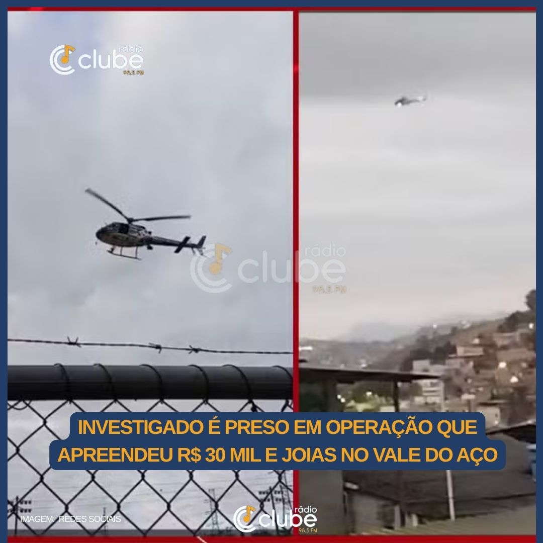 ATUALIZAÇÃO: Investigado é preso em operação no Vale do Aço e na comarca de Inhapim; R$ 30 mil e joias foram apreendidos