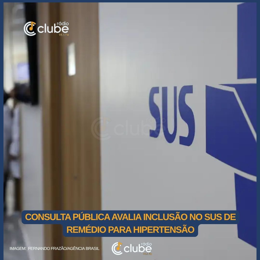 Consulta pública avalia inclusão no SUS de remédio para hipertensão