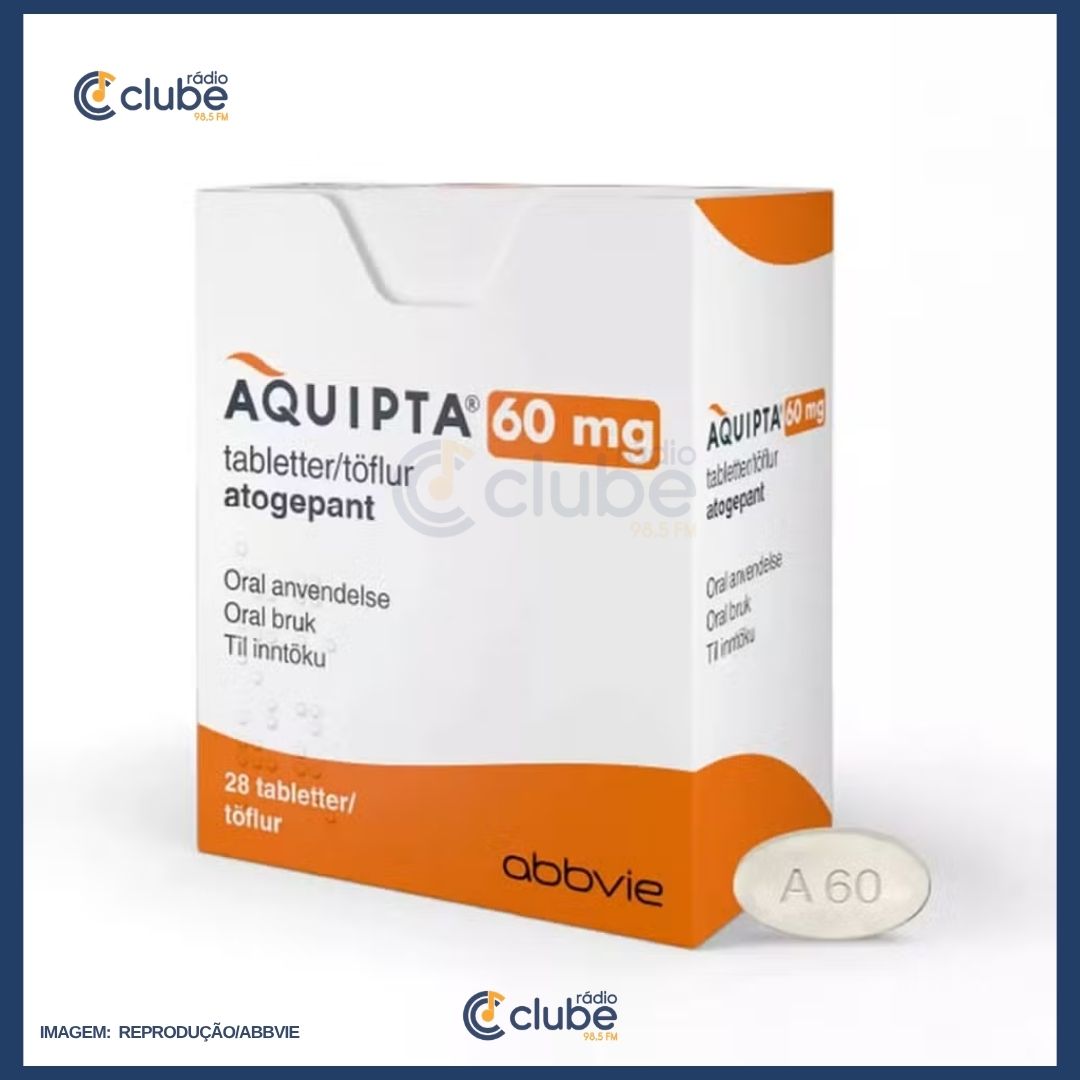 Anvisa aprova Aquipta, novo medicamento oral para prevenção da enxaqueca