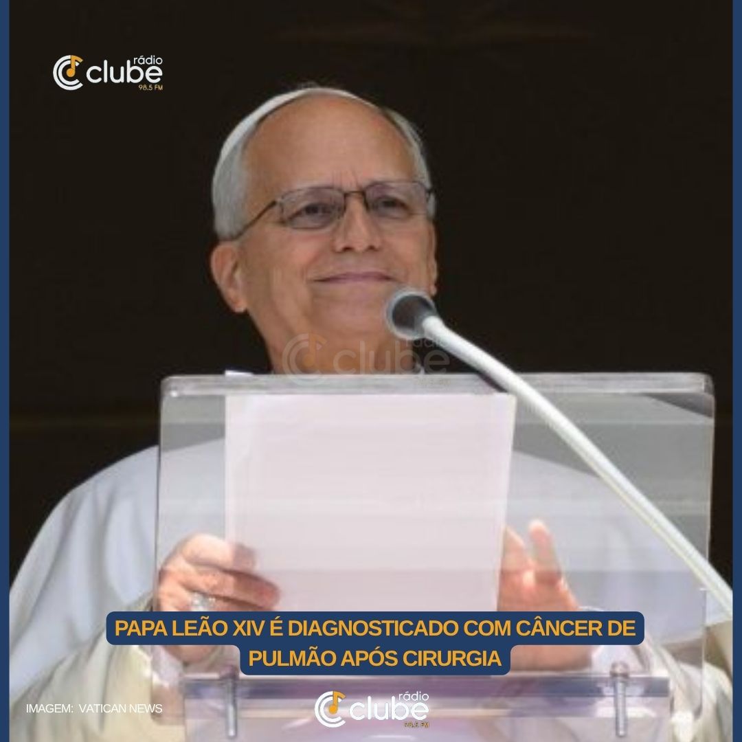 PAPA LEÃO XIV É DIAGNOSTICADO COM CÂNCER DE PULMÃO APÓS CIRURGIA