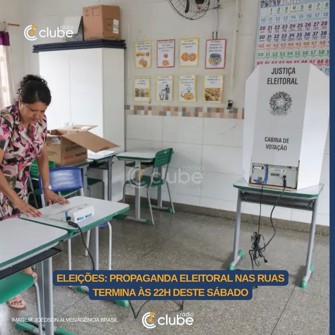 Eleições: propaganda eleitoral nas ruas termina às 22h deste sábado