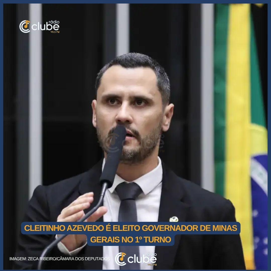 Cleitinho Azevedo é eleito governador de Minas Gerais no 1º turno