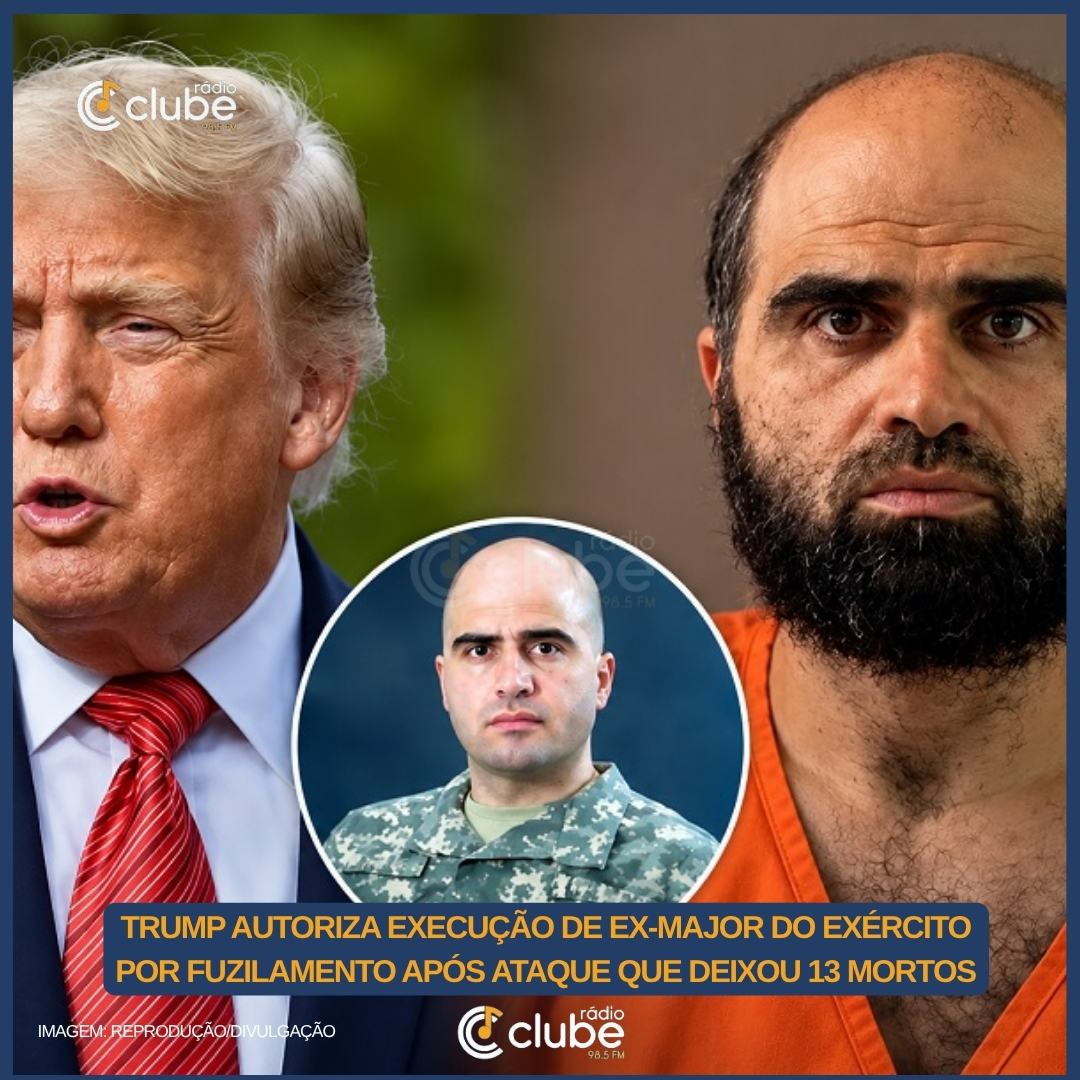 TRUMP AUTORIZA EXECUÇÃO DE EX-MAJOR DO EXÉRCITO POR FUZILAMENTO APÓS ATAQUE QUE DEIXOU 13 MORTOS